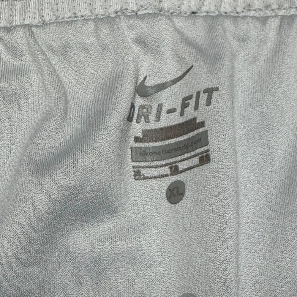 Nike Dri-Fit Lined Running Shorts Black White XL